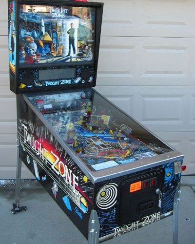 Twlight Zone pinball cabinet