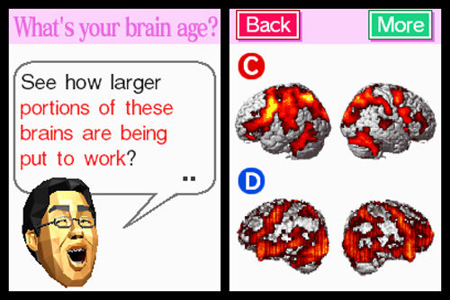 Screenshot of Brain Age on Nintendo DS